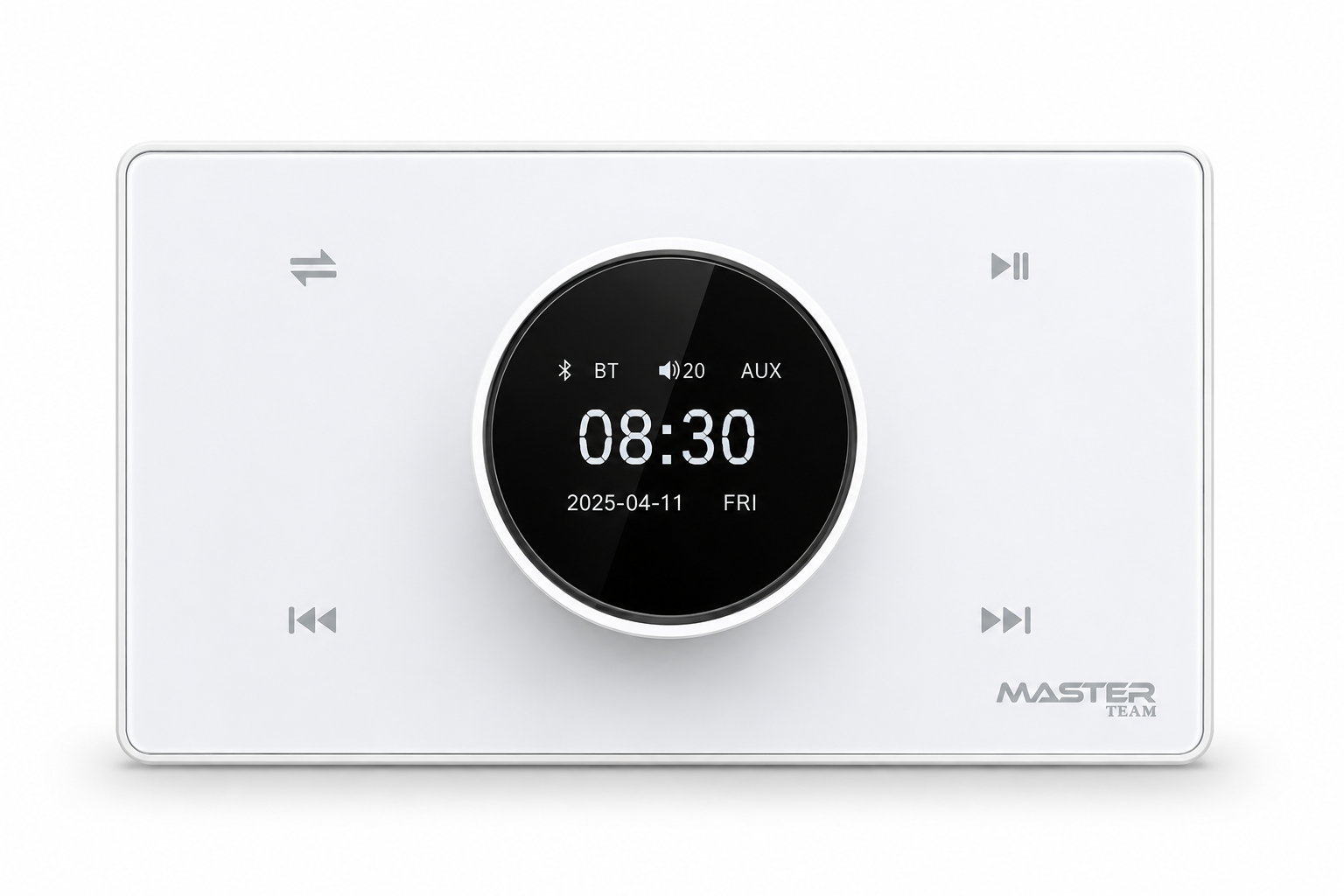 مفتاح تحكم حائطي للصوت 120 وات – 2 زون – Bluetooth – Master Team