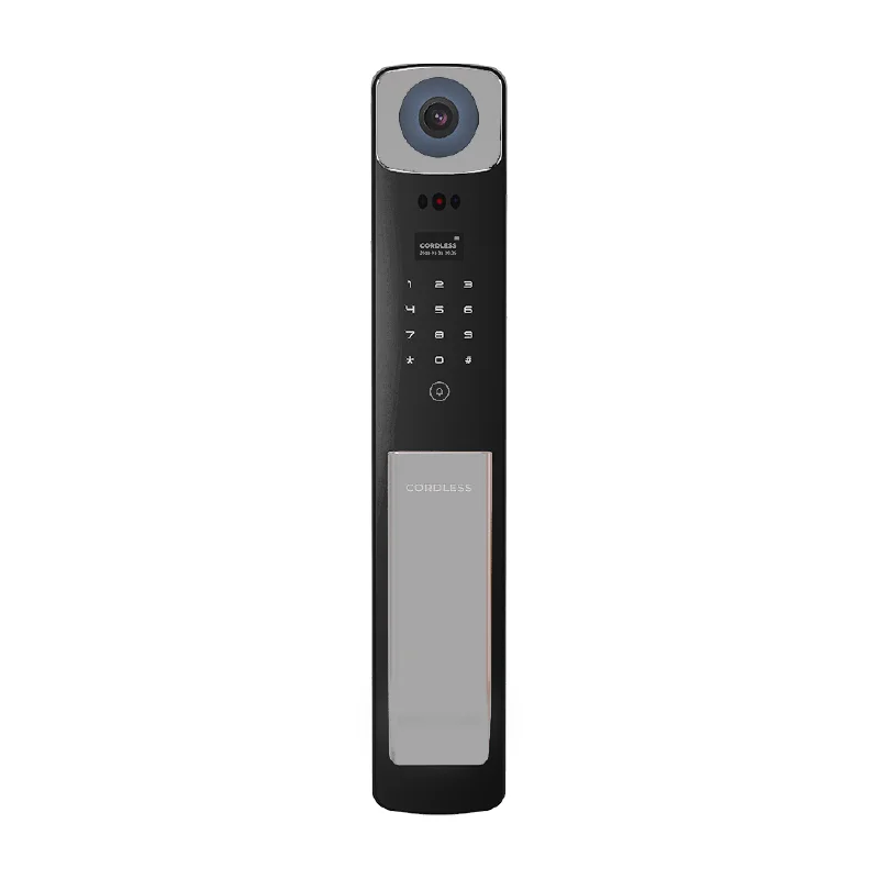 قفل باب ذكي H2Pro بالتعرف على الوجه وبصمة الإصبع وراحة اليد – اتصال بتطبيق Tuya