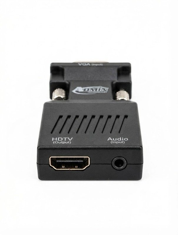 محول VGA إلى HDMI مع صوت – دقة Full HD 1080p