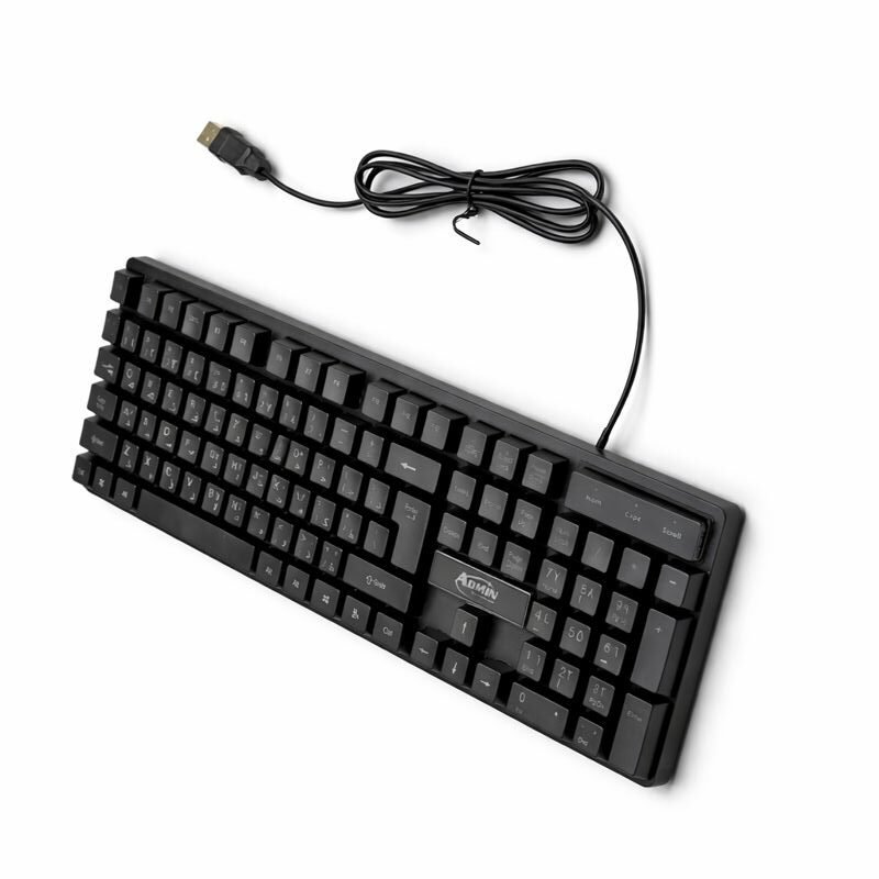 لوحة مفاتيح AD2000 Gaming RGB – كيبورد جيمينج كامل بإضاءة متعددة الألوان