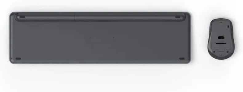 طقم كيبورد وماوس هاما WKM-550 لاسلكي متعدد الأجهزة – Bluetooth + 2.4GHz – أسود - الصورة 5