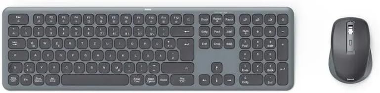 طقم كيبورد وماوس هاما WKM-550 لاسلكي متعدد الأجهزة – Bluetooth + 2.4GHz – أسود - الصورة 4