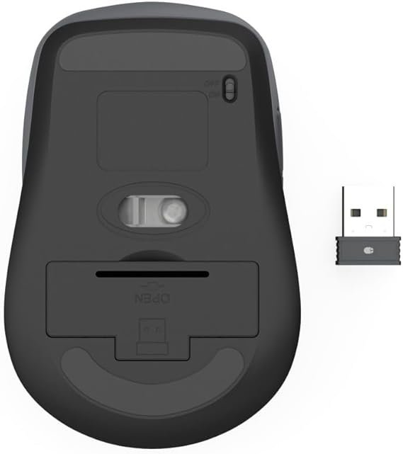 ماوس هاما WM-450 لاسلكي متعدد الأجهزة Bluetooth + 2.4GHz – 7 أزرار – صامت - الصورة 6