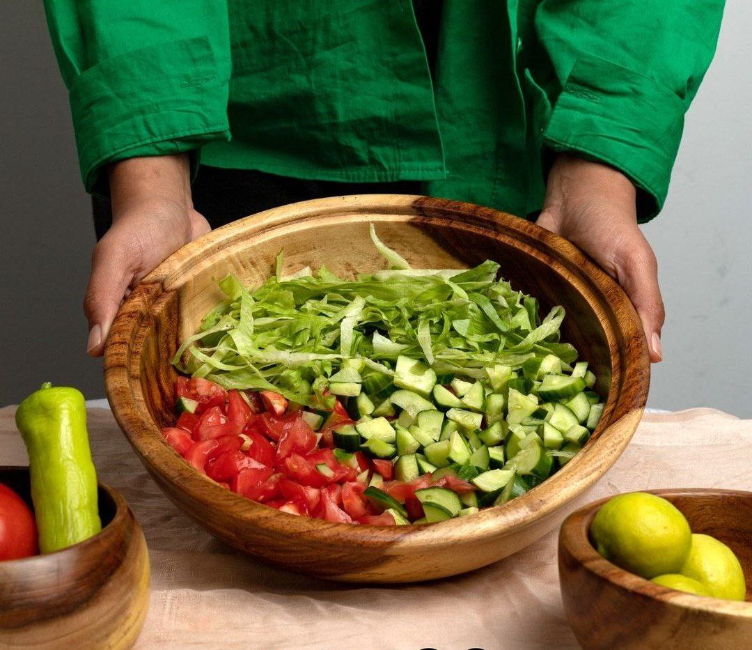 طقم اطباق خشب 4 قطع - الصورة 2
