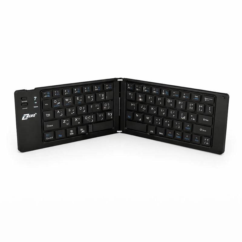 كيبورد ZERO ZR-3606 لاسلكي قابل للطي – بلوتوث 5.0