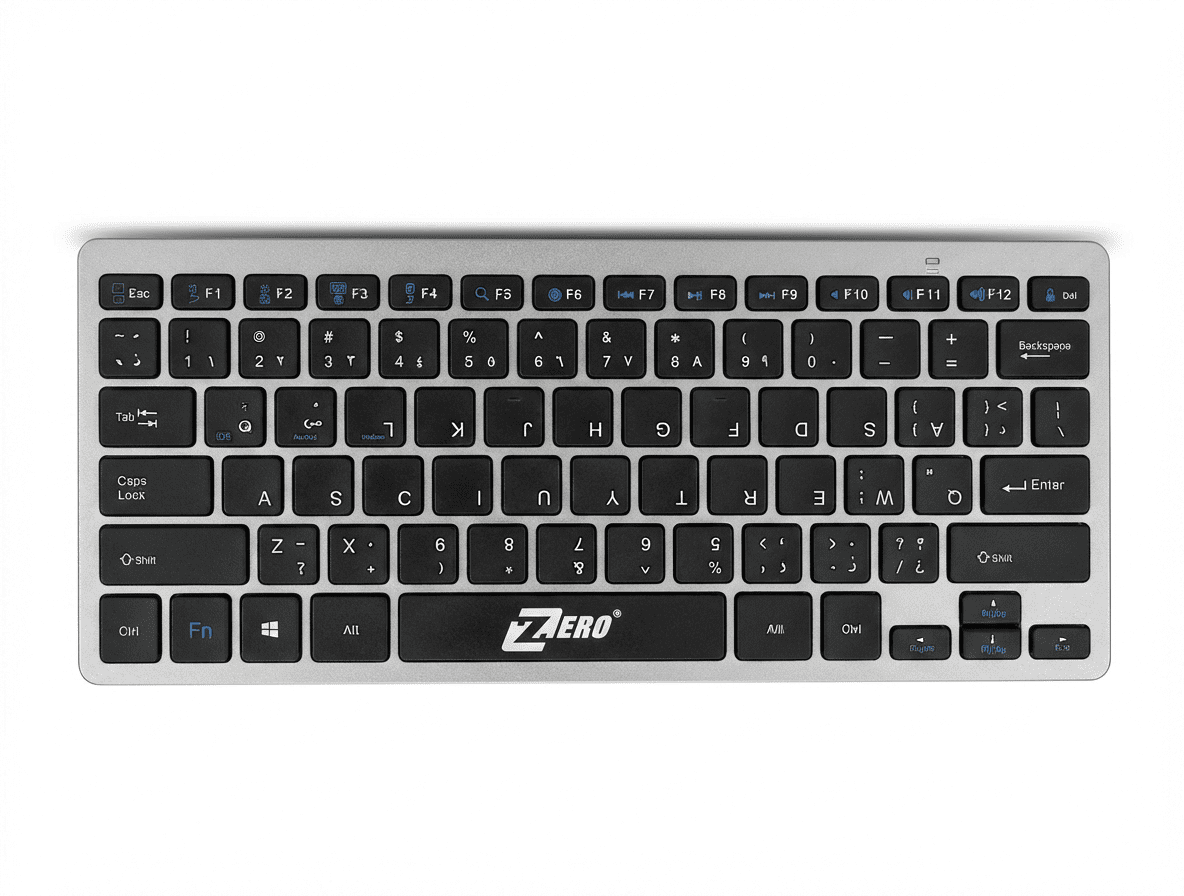كيبورد بلوتوث ZR- 3060 يعمل على الهاتف والتابلت - الصورة 3